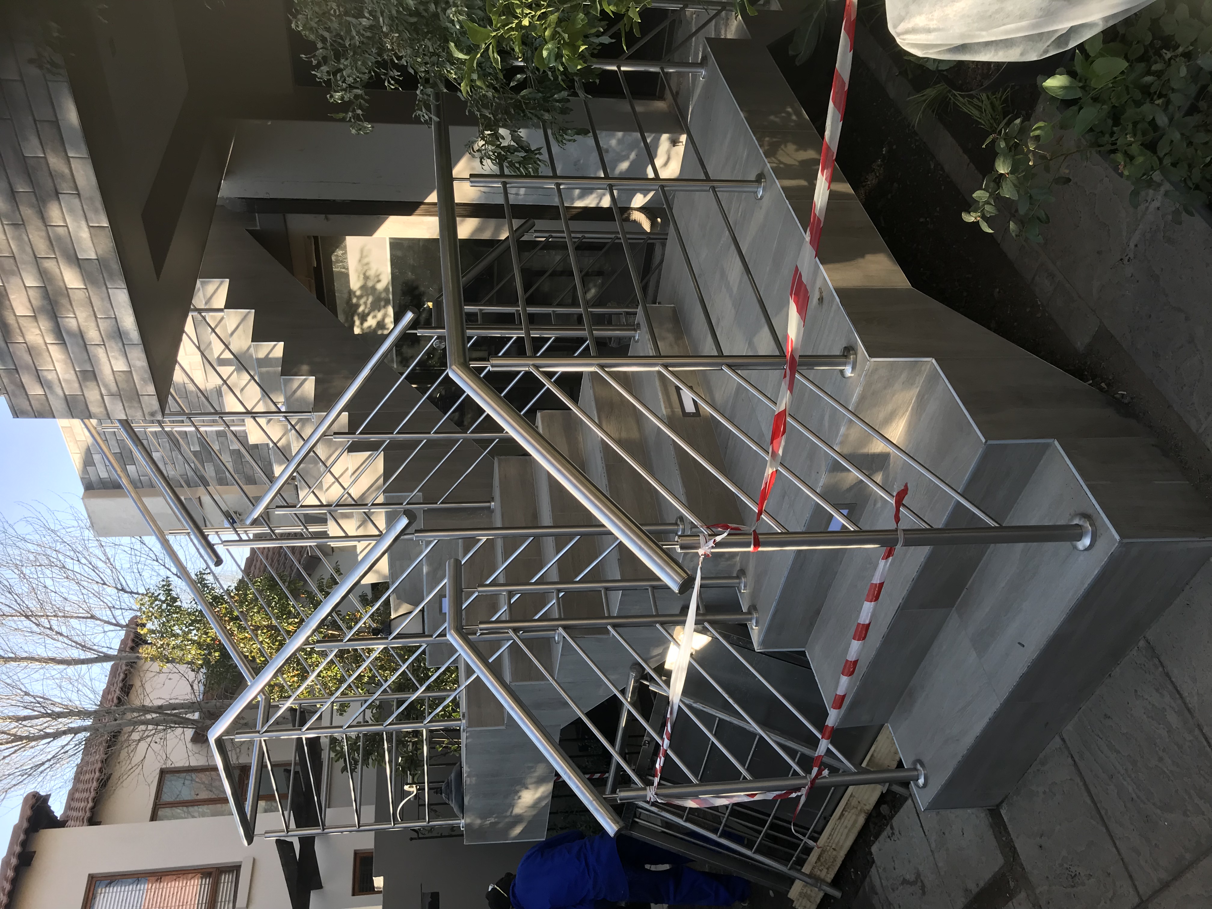 Staircase with Aluminium Balustrade